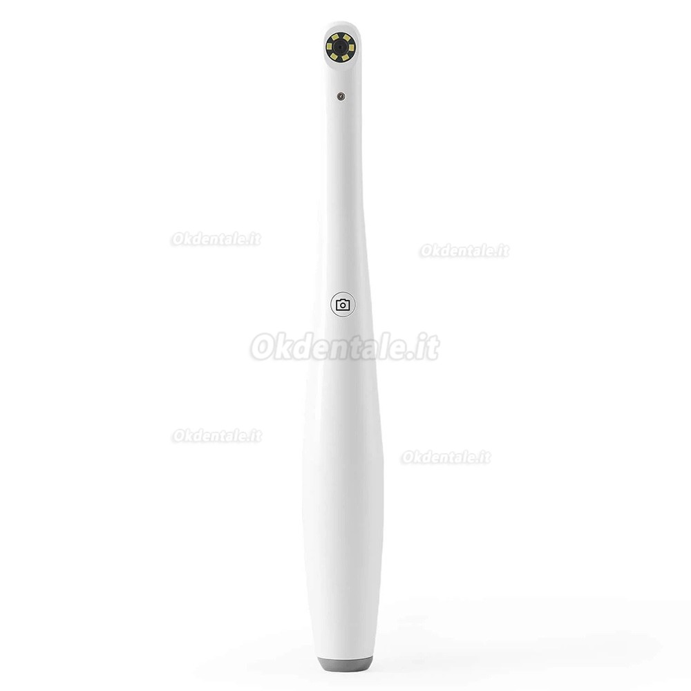 Telecamera intraorale digitale USB per uso dentale, pixel da 2,0 MP, 6 luci LED